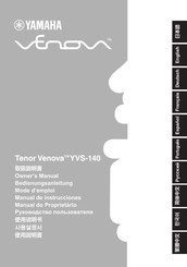 Yamaha Tenor Venova YVS-140 Bedienungsanleitung