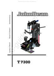 John Bean T 7300 Betriebsanleitung