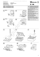 Moeller NZM1-XT D 0 Serie Montageanweisung