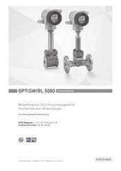 KROHNE OPTISWIRL 5080 Zusatzanleitung