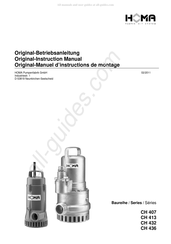 Homa CH 413-Serie Originalbetriebsanleitung