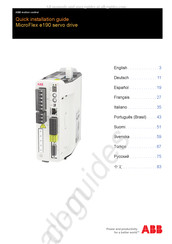 Abb MicroFlex e190 Schnellinstallations-Anleitung