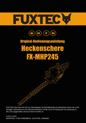 Fuxtec FX-MH126 Original Bedienungsanleitung