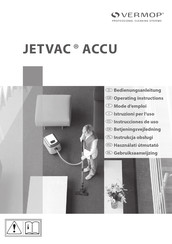 Vermop Jetvac accu Bedienungsanleitung