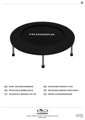 Hudora 65409 Aufbau- Und Gebrauchsanweisung