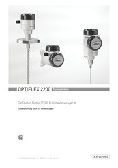 KROHNE OPTIFLEX 2200 Zusatzanleitung