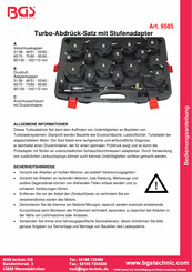 BGS technic 9585 Bedienungsanleitung