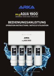 ARKA myAQUA 1900 Bedienungsanleitung