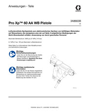 Graco Pro Xp 60 AA WB Anweisungen/Teile