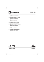 Einhell TE-PL 900 Originalbetriebsanleitung