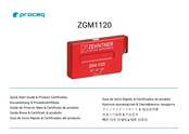 Zehntner proceq ZAA2300.H Kurzanleitung & Produktzertifikate