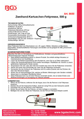 BGS technic 6650 Bedienungsanleitung