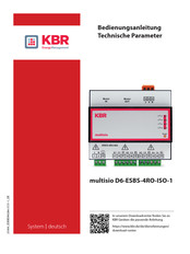 KBR multisio D6-ESBS-4RO-ISO-1 Bedienungsanleitung, Technische Parameter