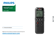 Philips VoiceTracer DVT1160 Benutzerhandbuch