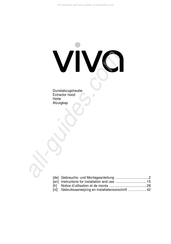 Viva VVA61F350 Gebrauchs- Und Montageanleitung