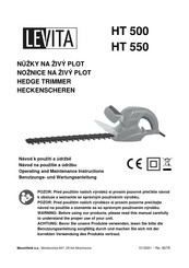 Levita HT 550 Benutzungs- Und Wartungsanleitung