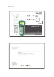 Balluff BIS M-810 Handbuch