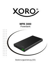Xoro MPB 3000 Bedienungsanleitung