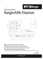 Berger Titanium EGO400 Bedienungsanleitung