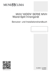 mundoclima MVH Serie Benutzer- Und Installationshandbuch