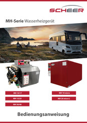 Scheer MH 10/17 Bedienungsanweisung
