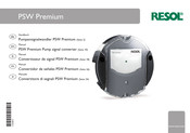 Resol PSW Premium Set Handbuch