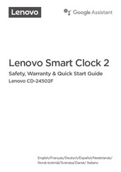 Lenovo Smart Clock 2 Bedienungsanleitung