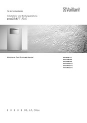 Vaillant ecoCRAFT VKK 2406/3-E Installations- Und Wartungsanleitung