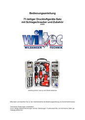 WilTec 61870 Bedienungsanleitung
