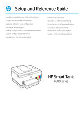 HP Smart Tank 7600 Serie Installationsanleitung