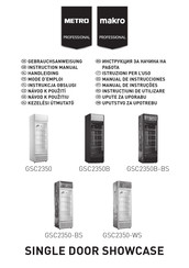 METRO PROFESSIONAL GSC2350-WS Gebrauchsanweisung