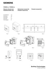 Siemens FDM225 Serie Montageanleitung