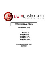 GGM gastro HGGM1272 Bedienungsanleitung