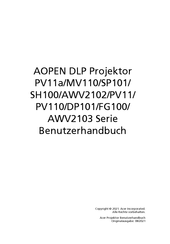 Acer AOPEN MV110 Serie Benutzerhandbuch