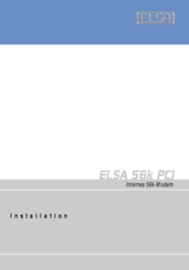 ELSA 56k PCI Installationsanleitung