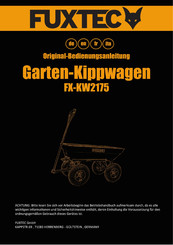 Fuxtec FX-KW2175 Original Bedienungsanleitung