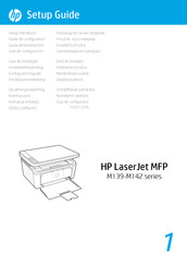 HP LaserJet MFP M139 Serie Installations-Handbuch