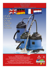 Numatic CTD 570 Bedienerhandbuch