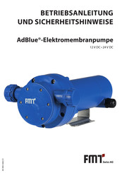 FMT AdBlue 25 282 Betriebsanleitung Und Sicherheitshinweise