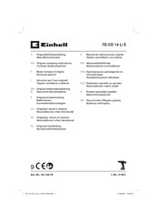 EINHELL TE-CD 18 Li E Originalbetriebsanleitung