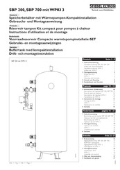 STIEBEL ELTRON SBP 200 Gebrauchs- Und Montageanweisung