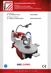 HOLZMANN-MASCHINEN DKS 21PRO Betriebsanleitung