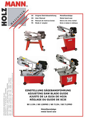 HOLZMANN-MASCHINEN BS 115N Originalbetriebsanleitung