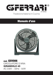 TREVIDEA G3 FERRARI GIRANDOLO 40 Bedienungsanleitung