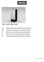 Miele PAC 1080 Gebrauchsanweisung