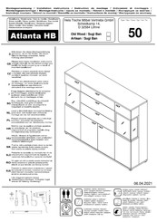 Hela Tische Atlanta HB 50 Montageanweisung