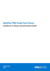 Dell EMC OptiPlex 7080 Small Form Factor Einrichtungshandbuch