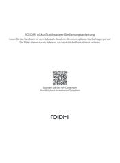 Roidmi XCQ06RM Bedienungsanleitung
