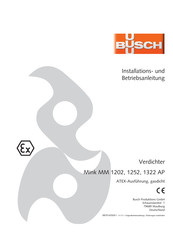 Busch Mink MM 1252 Installation Und Betriebsanleitung