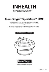 Inhealth technologies Blom-Singer SpeakFree HME Handbücher | ManualsLib